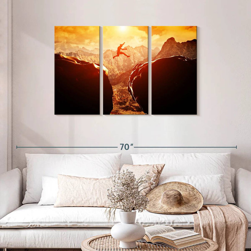 Saut Siriff Extreme Cliff, H 48 po x l 74 po