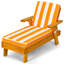 Tewkesbury 106 cm Long Fir Single Chaise with Cushions