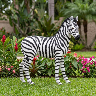 Zairen, the Zebra Garden Statue