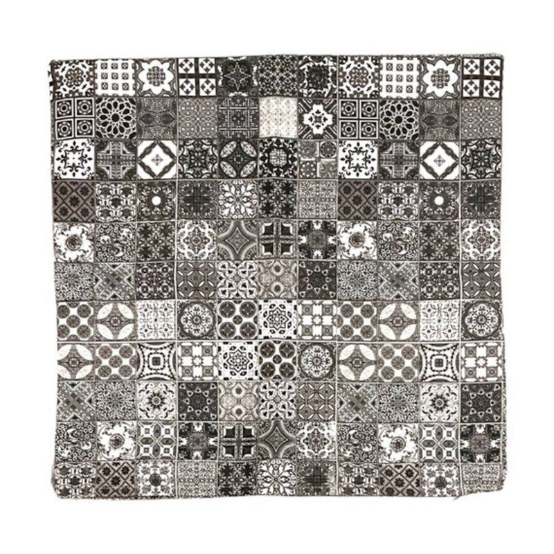 Pascoag Indoor / Outdoor Square Euro Pillow Cover, Geometric, 43cm H x 43cm W x 3cm D, Gray