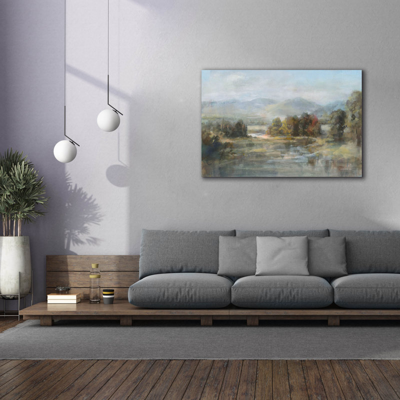 «Epic Graffiti» «Valley River» par Danhui Nai, art mural sur toile