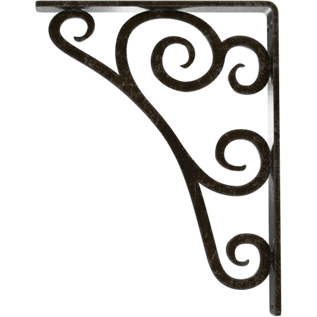 Tristan Wrought Iron Bracket Ekena Millwork 