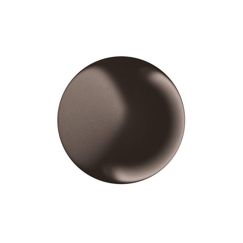 Oversized 1 9/16" Diameter Round Knob, Honey Bronze