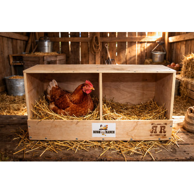 Rugged Ranch Duplex Wooden Nesting Box
