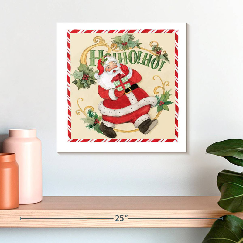 Père Noël rétro Lelend, H 16 po x l 16 po