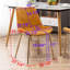 Chaises de salle à manger dorées modernes en velours, de 2 sièges confortables et élégants avec dossier recouvert, pattes dorées et chaises anti-rayures pour créer un environnement-143531583