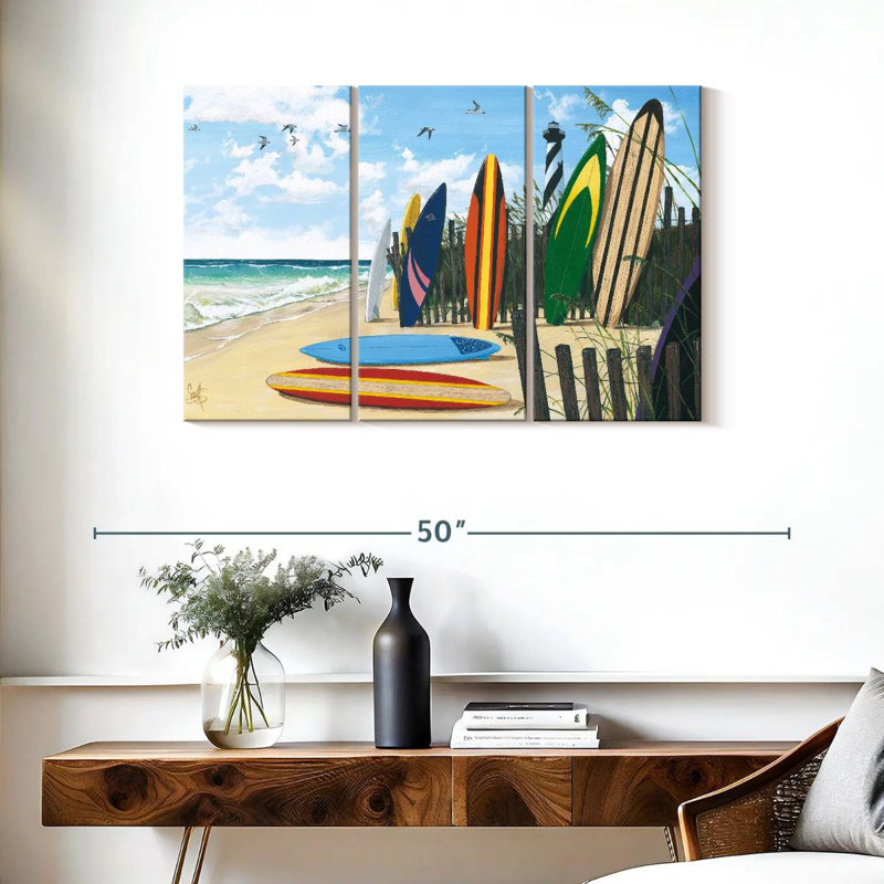 Senne Surf Boards, 24" H x 38" W