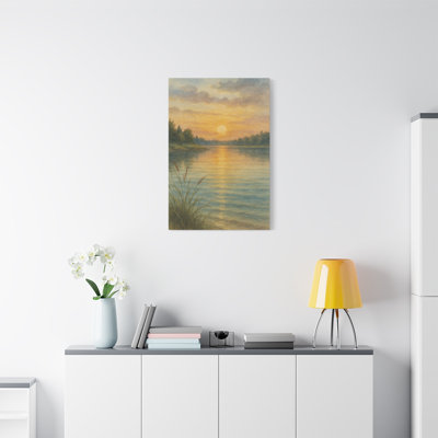 Aaroon Single Picture Frame Print on Canvas