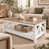 Beige & White