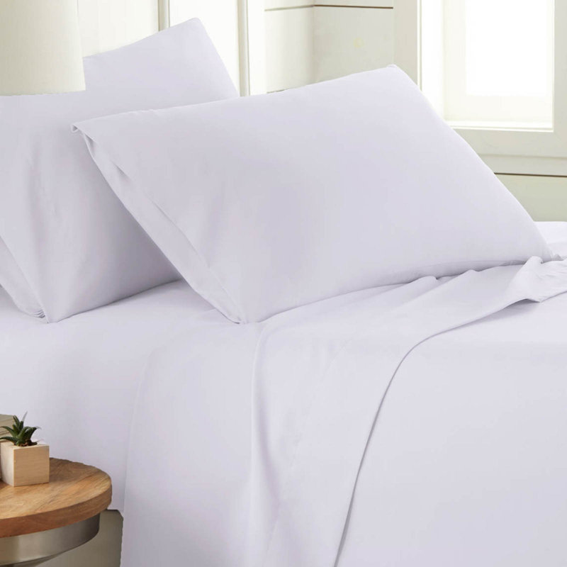 Classic Collection From Southshore Fine Linens Classic Sheet Set, Queen, Bright White