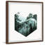 « hexagonal forest », impression encadrée-312340544