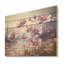 Art floral sur bois de pin-101409283