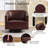 31.1" W Upholstered Swivel Barrel Chair-1680354533