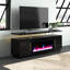  Meuble télé 70 po pour téléviseur de 75 po ou moins Blakelee, meuble multimédia avec foyer électrique inclus-485348643-528671228