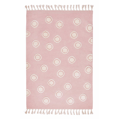 Ring Polka Dots Hand Woven Area Rug