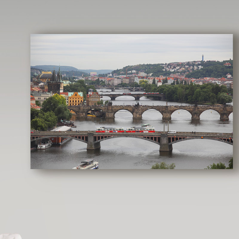 Avisha «Prague 1», reproduction de photo sur toile tendue, H 30 po x l 47 po