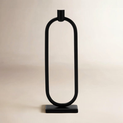 13'' H Metal Tabletop Candlestick