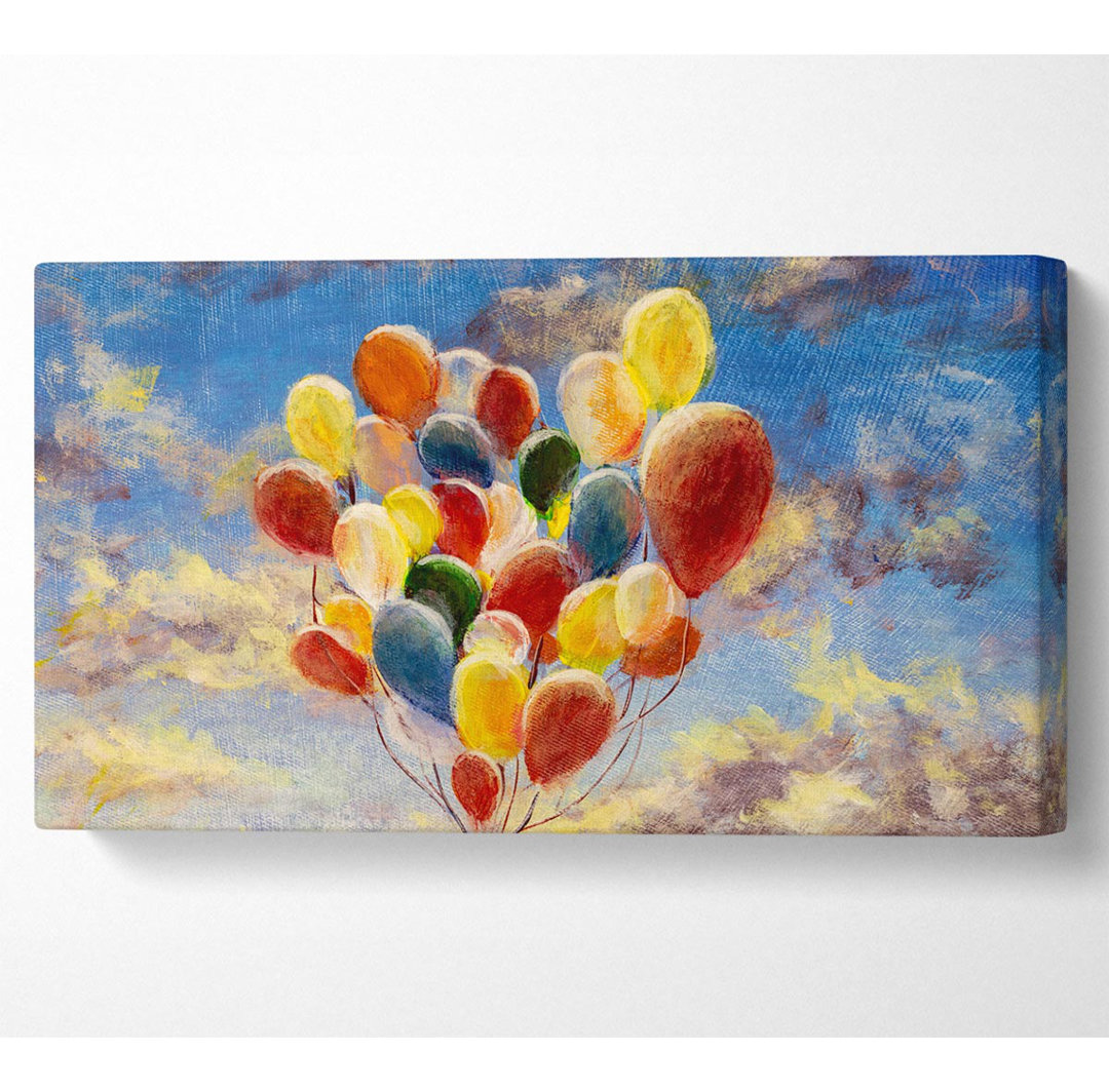 Chimel Balloons In The Sky - Kunstdrucke auf Leinwand - Wrapped Canvas