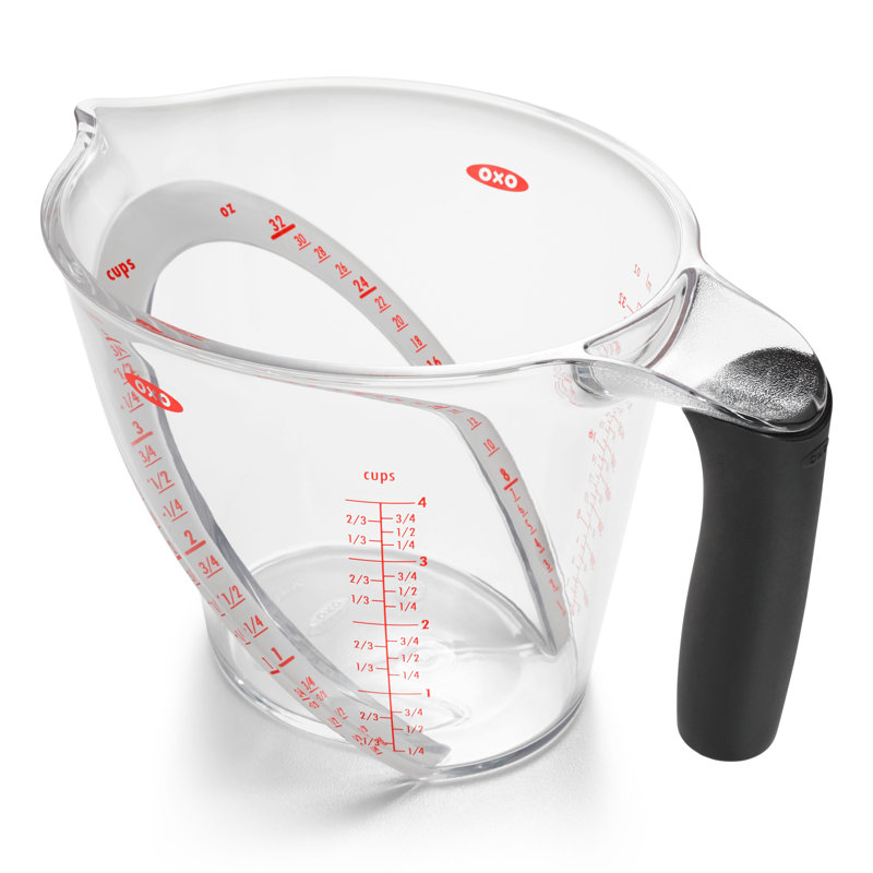 Tasse de mesure de plastique 4 tasses à poignées oxo