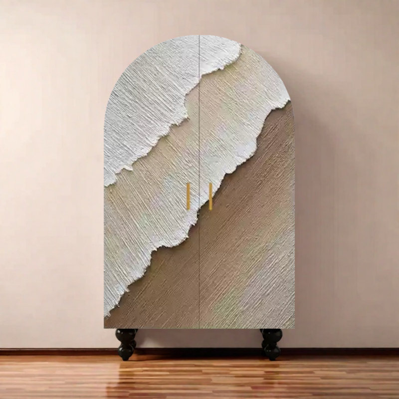 Armoire moderne à double porte minimaliste
