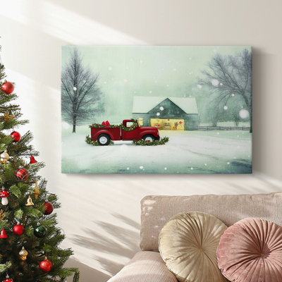 Christmas Holiday Arts - Toile tendue avec châssis