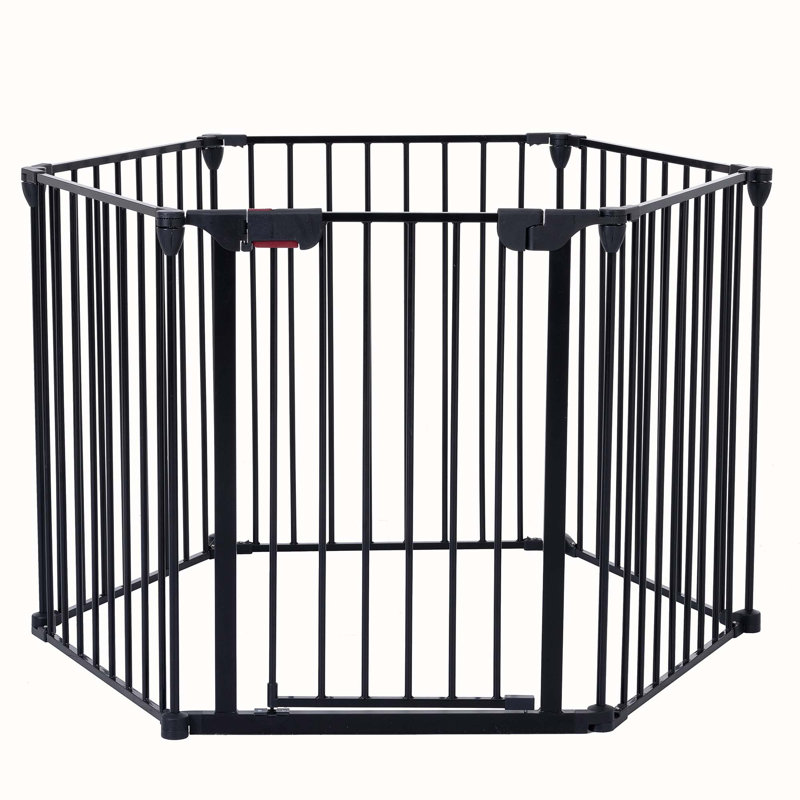 Barrière d'escalier 150 po 6 panneaux, H 28,9 po x l 150 po