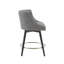 Tabouret de comptoir pivotant transitionnel