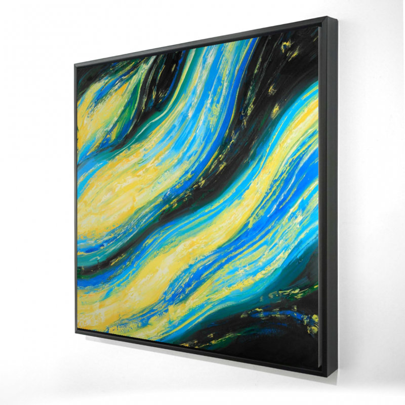 "Vague magique liquide" sur toile