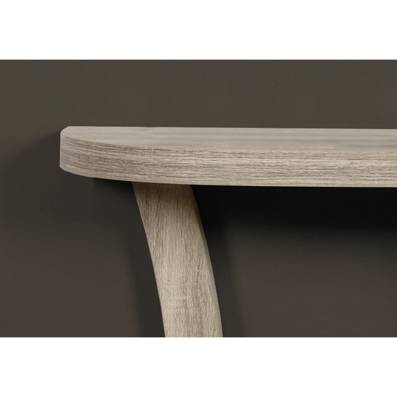 Console brune et taupe stratifiée: moderne et élégante pour la console de la maison