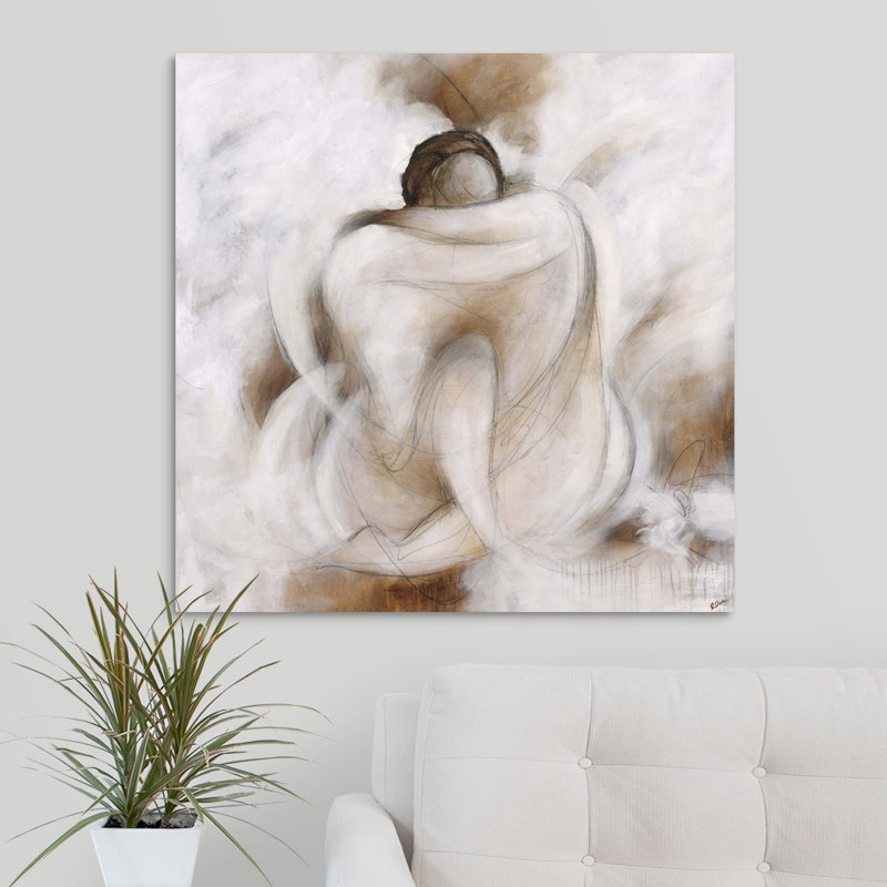 «Mallon Love Embraces» par Rikki Drotar - impression, H 30 po x l 30 po, Toile tendue, Sans cadre