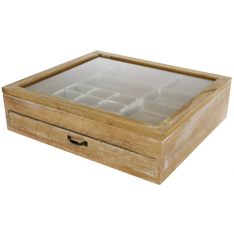 Brambly Cottage Garth Decorative Bin, Natural wood