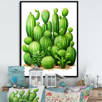 Cactus vert, désert I
