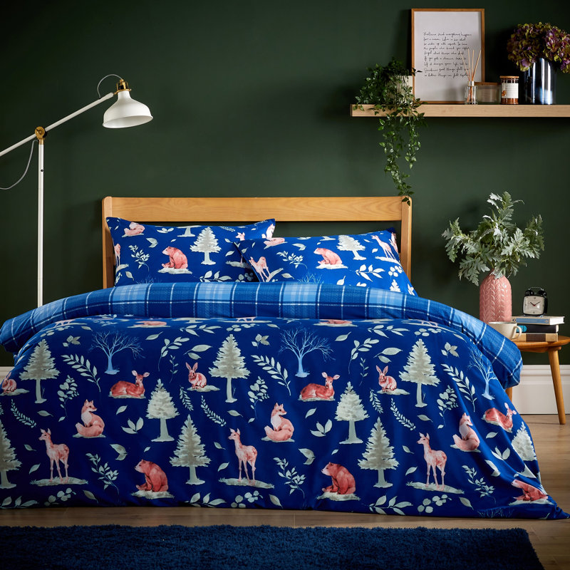 Polyester No Pattern Duvet Cover Set with Pillowcases Included, Single Duvet Cover Set + 2 Pillowcases