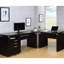 Classeur de bureau 3 tiroirs Cappuccino