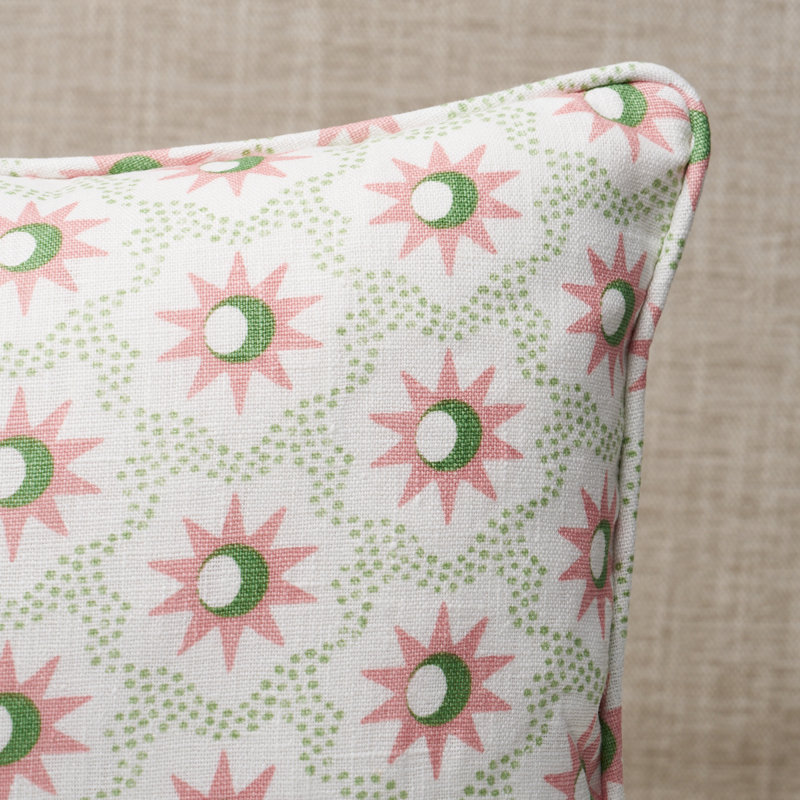 Lucie Pillow, 12"H x 16"W, Blue, Rectangular