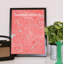 Minneapolis City Map - No Frame Print-1423440155