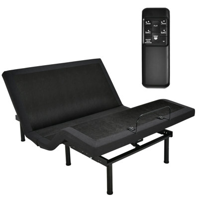 Lit réglable massant 16 po avec télécommande sans fil Wynona