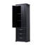 Grande armoire de rangement avec trois tiroirs pour salle de bain / bureau, noir-867698599-867698601