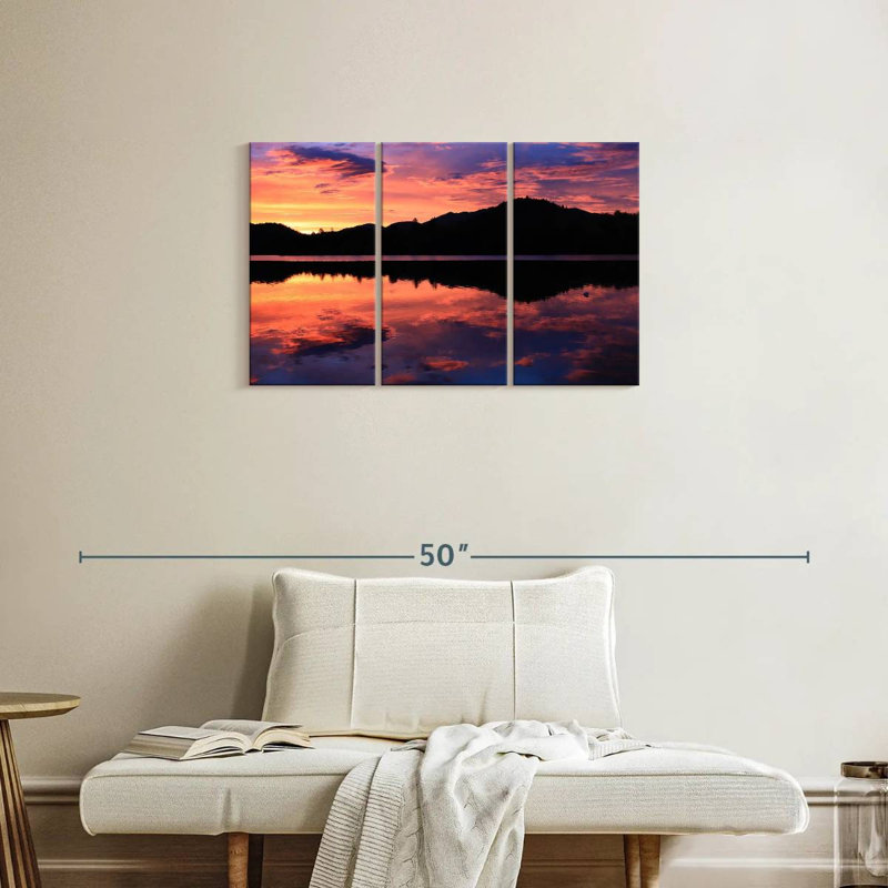 Alvord Mirror Lake Sunset Sky, H 20 po x l 33 po