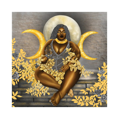 Protecther 1 Piece Wrapped Canvas Painting