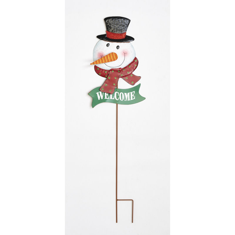 Jeu de bonhomme de neige en métal
