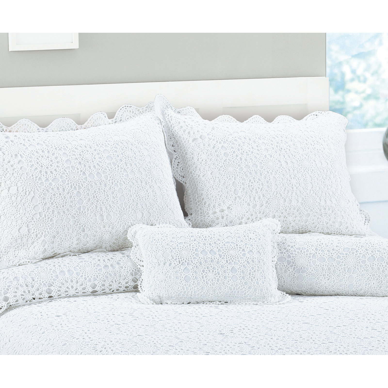 Bendigo 100% Cotton - Set of 2, White