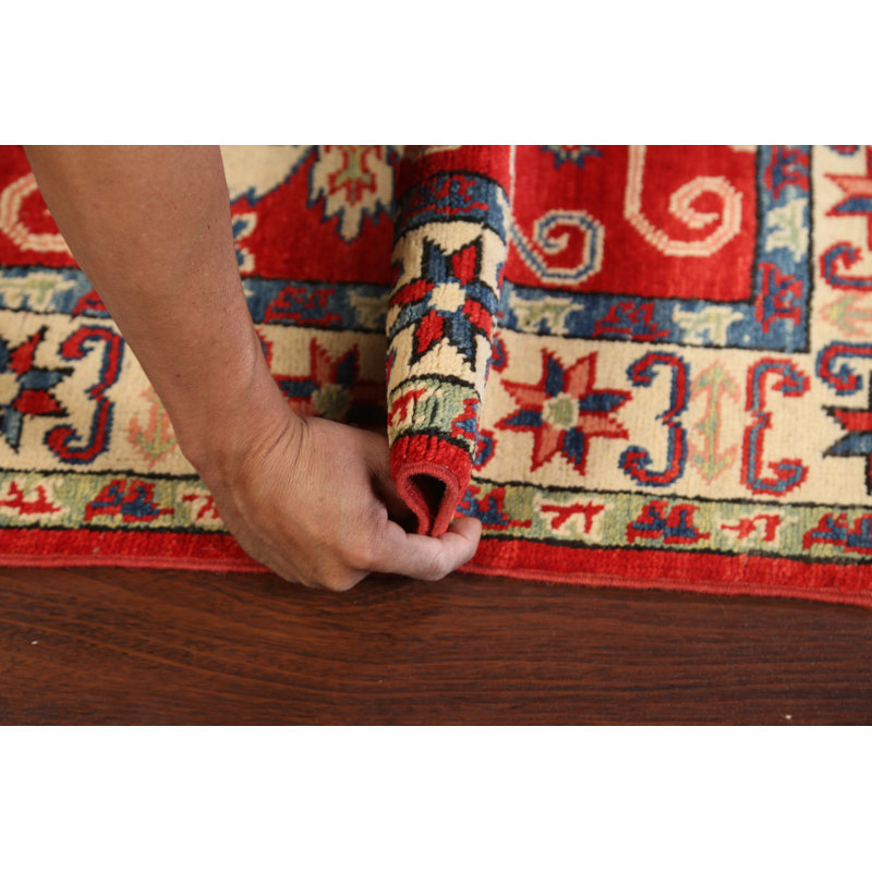 Tapis oriental géométrique Kazak 4