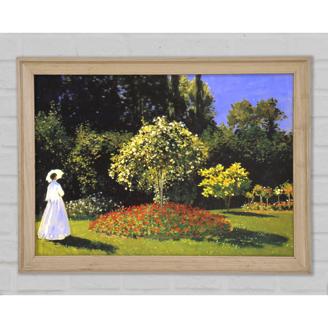 Monet Jeanne Marguerite Lecadre Im Garten - Einzelne Bilderrahmen Kunstdrucke