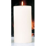 Unscented Pillar Candle