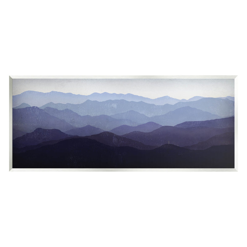 «Panoramic Mountains Layered Peaks», art mural par Ryan Fowler