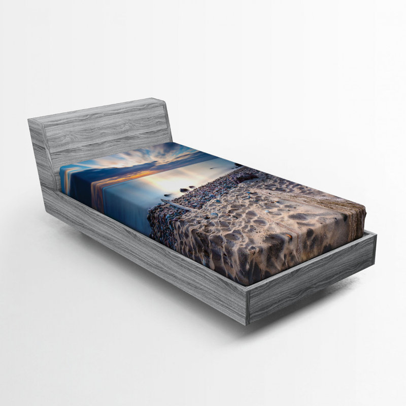 Drap-housse bois flottant, Drap-housse simple TG