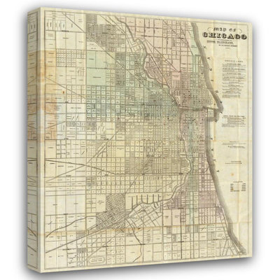 1857 Map of Chicago