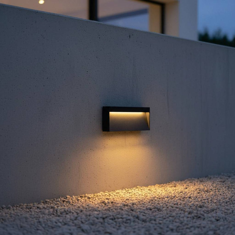 UltraBeam 6 Watt Black Surface Mounted Light For Garden Steps
