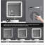 36*36in LED Bathroom Mirror with Anti-Explosion Glass, Rust-Resistant, and Tri-Colour Changing, Ideal for All Decors